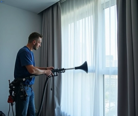 Professional commercial curtain cleaning process equipment Matty Curtain Cleaning warrandyte-vic