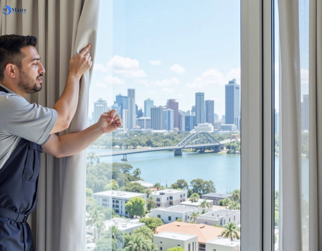 Professional curtain steam cleaning service warrandyte-vic QLD by Matty Curtain Cleaning